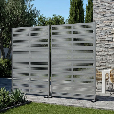 Panneau de clôture en métal pour l'extérieur
