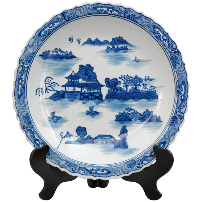 Assiette décorative Feuerstein