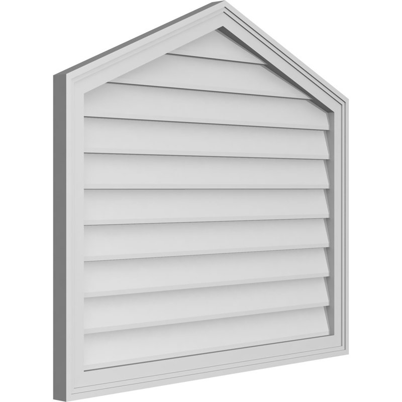 Ventilé à pignon non-fonctionnel Signature, H 32 po x l 36 po x P 1,5 po