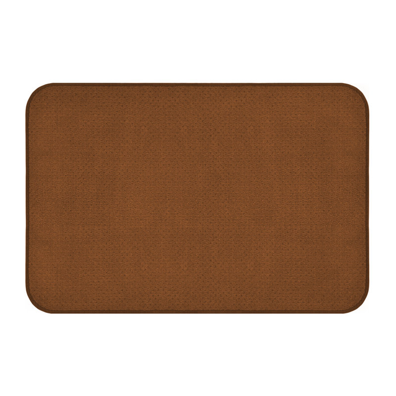 Tapis intérieur antidérapant Baysview - brun caramel, Rectangle 2 pi x 3 pi