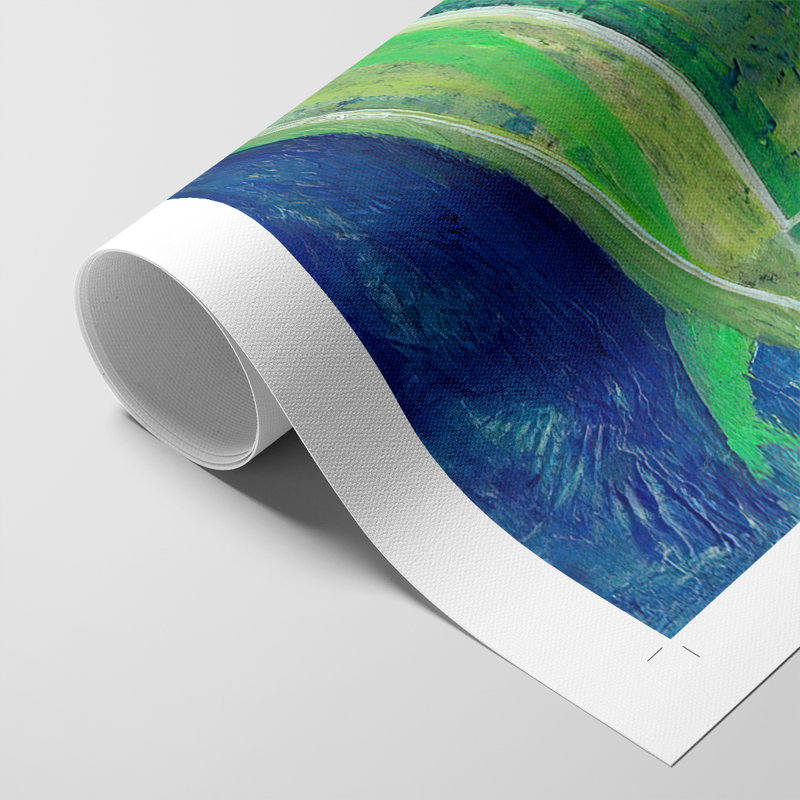 GeometricInCoolI -Canvas Print Only - NOT FRAMED
