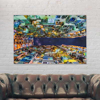 Hong Kong Buildings - Wrapped Canvas Print