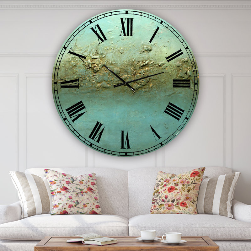 Ocean Dreams - Grande horloge murale moderne, Moyen