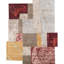 Hand Knotted Abstract Area Rug in Beige/Red/Brown/Orange-1309960490