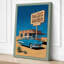 Oasis Diner Retro - Wrapped Canvas-605385556-605385553