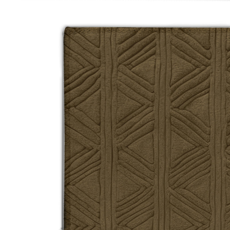 Tapis brun intérieur et extérieur Trellis, Rectangulaire 2 pi x 3 pi