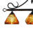 3-lights Tiffany Chandelier