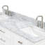 Meuble-lavabo double autoportant 67 po avec plateau en marbre Flynt-130617054-130617051-90979898