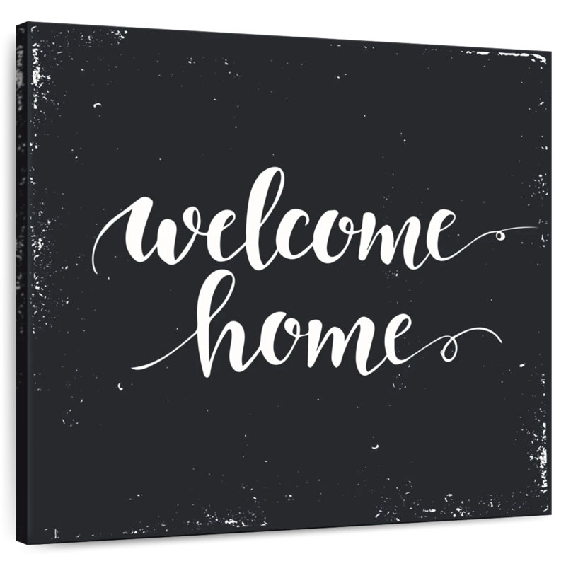 Plaque murale Khylige Welcome Home, H 33 po x l 33 po