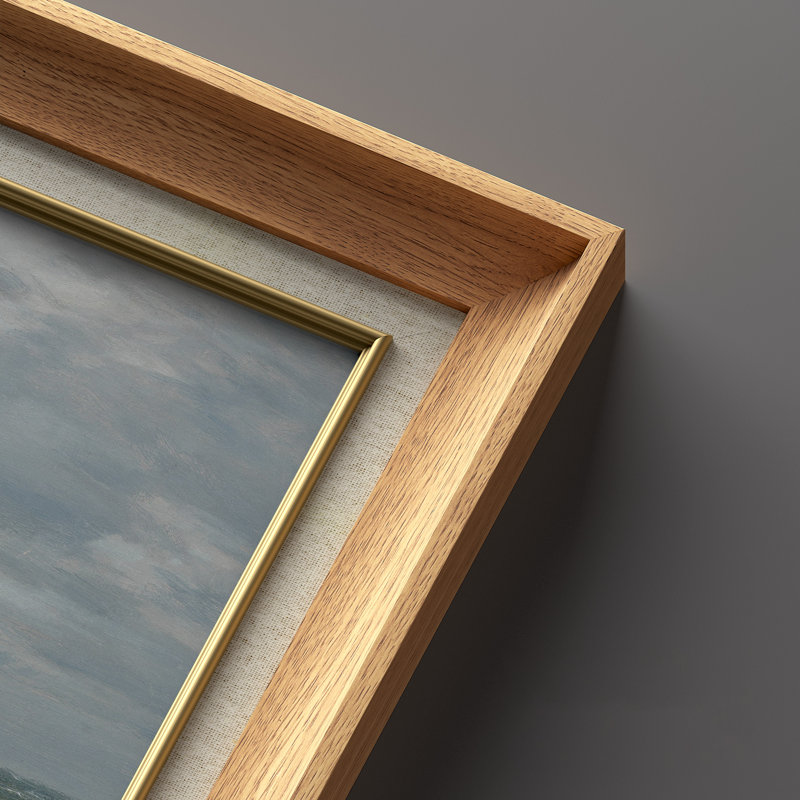 Ensemble de 2 œuvres d'art encadrées de qualité supérieure sur toile de qualité supérieure avec cadre de 26 po x 36 po