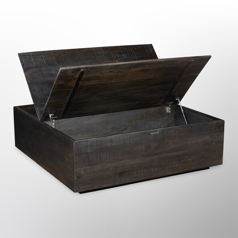 Genevieve Solid Wood Trunk Lift Top Premium Coffee Table 