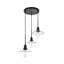 Luminaire suspendu conique 3 lumières grappe Sequim-530937352