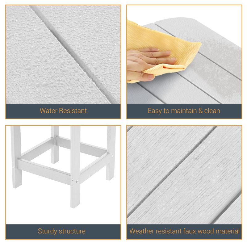 Table d'appoint, Blanc