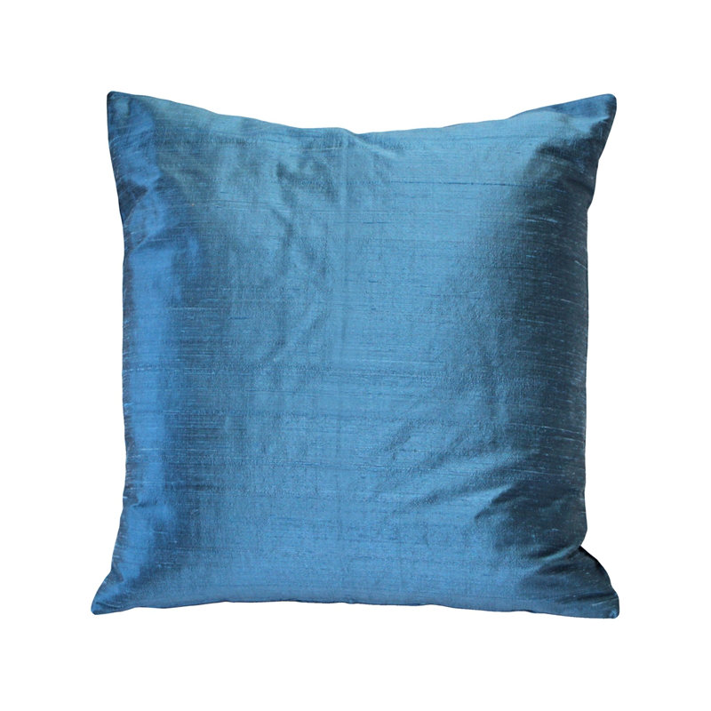 Housse et coussin à recouvrir carré Sankara, H 20 po x l 20 po x P 6 po, Bleu marine