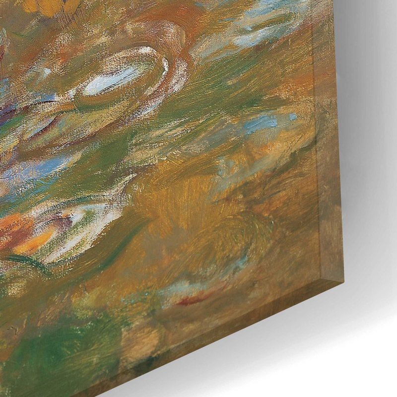 «The Water Lily Pond» par Claude Monet, art mural en verre acrylique, H 12 po x l 24 po