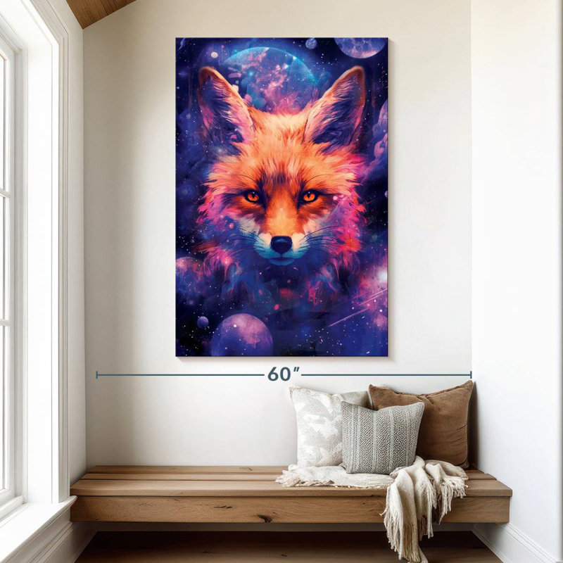 Brampt Cosmic Fox I, 51" H x 34" W