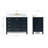 43" Single Bathroom Vanity Set-64627213
