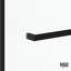 Porte à cadre double coulissante noir mat l 56 à 60 po x H 74 po Satro-124213089