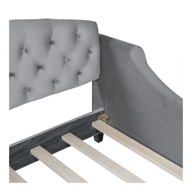 Lit de jour Modern Luxury, Lit simple, Gris