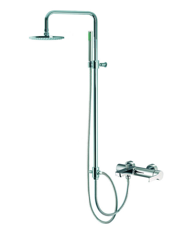 Robinet de douche avec douchette Matrix Diveter, Chrome