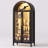 68" Tall Arched Storage Display Cabinet-2138111115