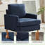 Fauteuil Clancy avec pieds en bois massif-116817611
