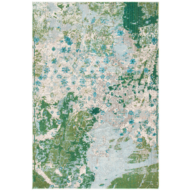 Panayiotis Performance Abstract Rug, Rectangle 2'2" x 4'