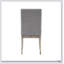 Ensemble de 2 chaises d'appoint rembourrées avec dossier et garniture cloutée avec finition brun gris