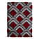 Corey-Leigh Abstract Shag Red/Gray Area Rug