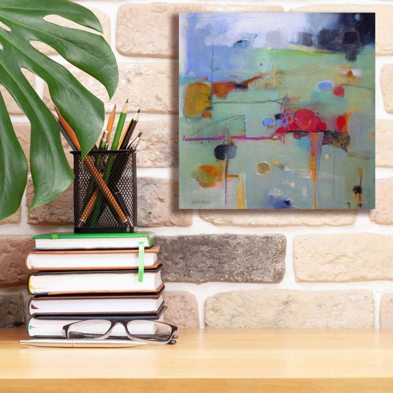 «The In -entre» par Dorothy Gaziano, estampe numérique sur toile, H 12 po x l 12 po x P 0,75 po