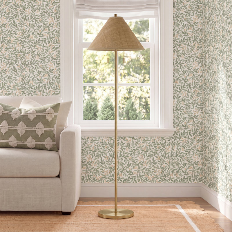 Donati 66'' Gold Traditional Floor Lamp