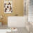 43" Acrylic Freestanding Bathtub With Seat: Spacious Rectangle Shape, Gloss White Finish, Chrome Overflow & Pop-Up Drain