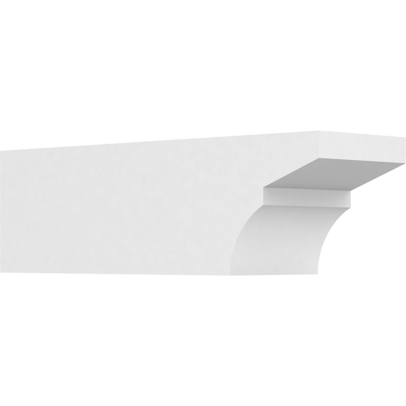 6"W x 6"H x 20"L Standard Monterey Architectural Grade PVC Rafter Tail, 6"H x 6"W x 20"D