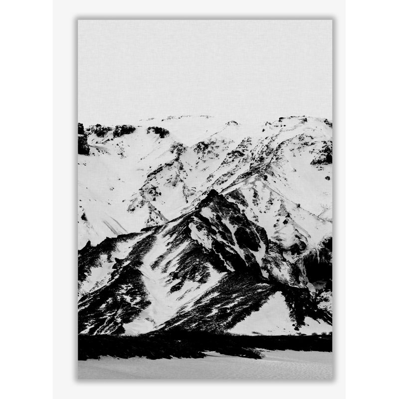 Minimalist Mountains - Print, No Frame, 85 cm H x 60 cm W x 1 cm D