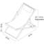 Chaise longue inclinable Newport