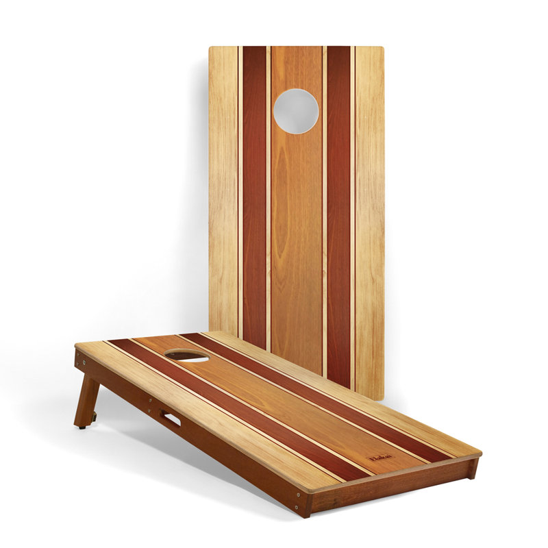 Planches de cornhole de voyage compactes 1 pi x 2 pi Classic Woody
