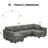 Upholstered Sectional Reversible-454827858