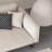 Wabi-Sabi Style Washable Linen Wood Sofa
