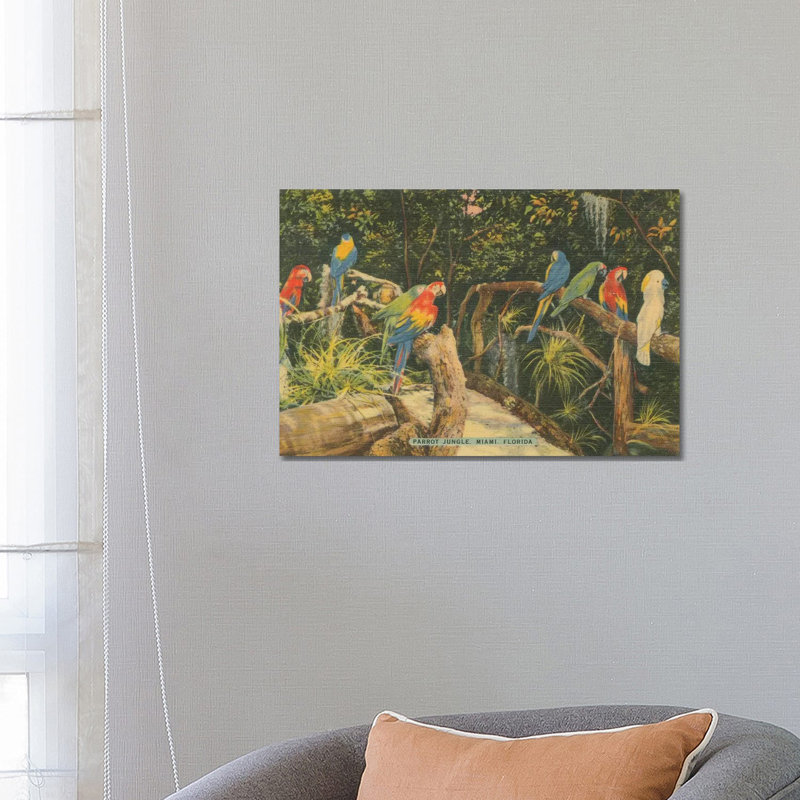 Florida Postcard II 1 Piece Wrapped Canvas Wall Art, 66.04 cm H x 45.72 cm W x 3.175 cm D