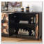 Armoire de rangement avec motif en nid d'abeille, armoire d'appoint moderne avec portes pour buffet de vestibule