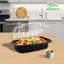  Contenant à charnière 26 oz noir à charnière 9 x 6 x 3 pouces avec couvercle transparent jetable pour emporter, restaurants, préparation de repas, traiteur, livraison (20)
