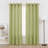 Kambi Slub Textured Linen Blended Semi-Sheer Grommet Curtain Pair-94597744-94597748