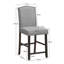 Upholstered Bar Stool with Solid Wood Frame