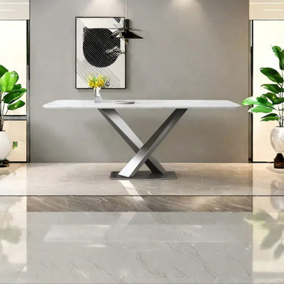 Modern simple small family dining table