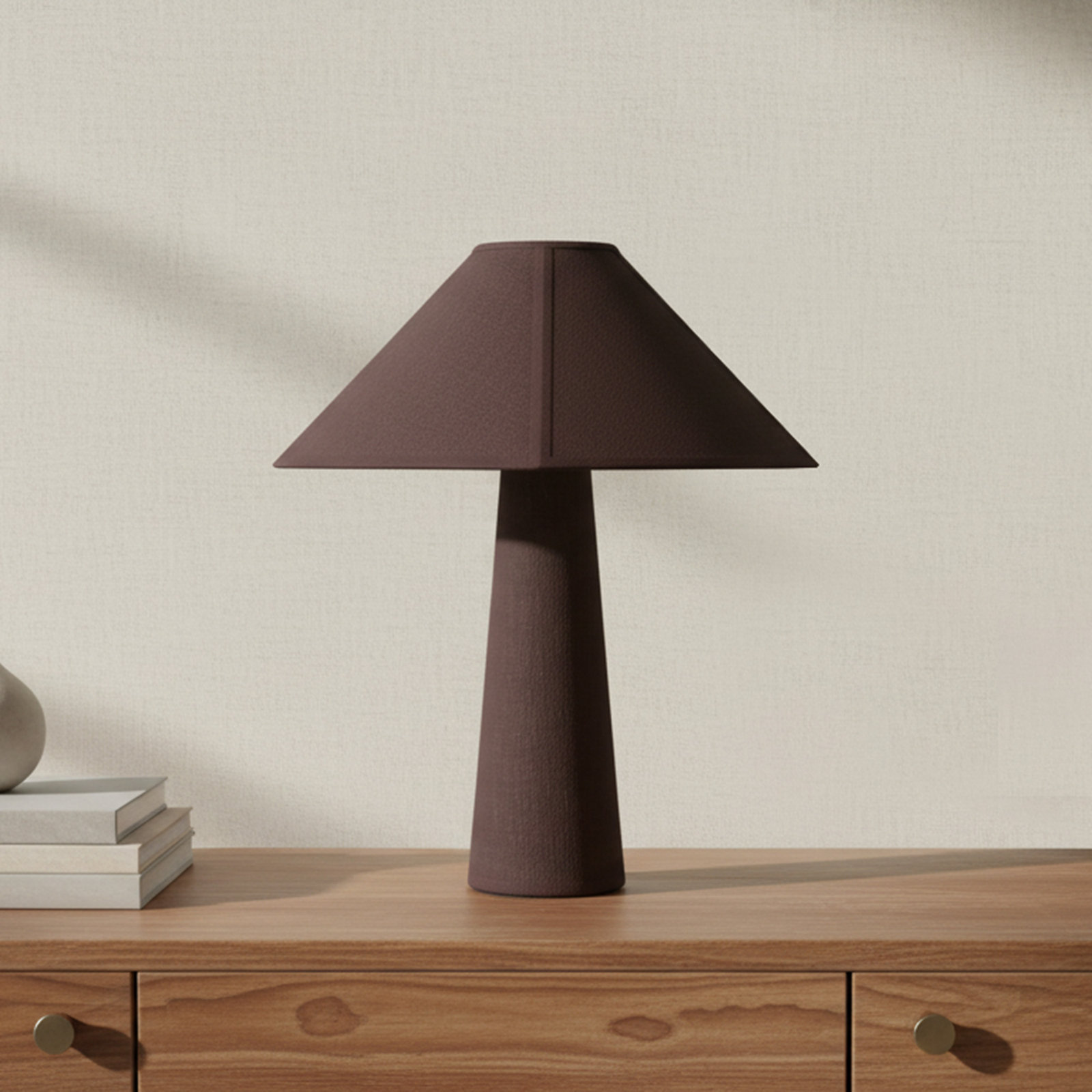 Table Lamp, Brown