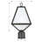 Maribel Black Charcoal 1 -Light Hardwired Lantern Head-726171903