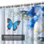 Rideau de douche Blue Hydrangeas-1259693631