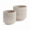 BURMA RATTAN CACHEPOTS LARGE