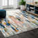 Tapis orange / bleu Seldovia