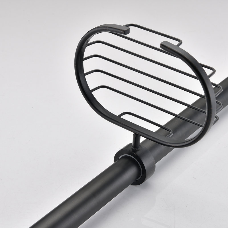 Stainless Steel Dual Shower Head Setup With 8" Rain And Handheld In Oil-Rubbed Color Bronze Finish